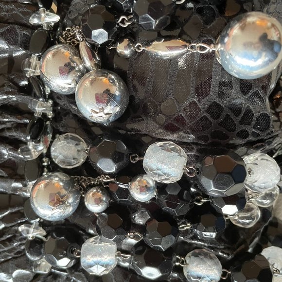 Upcycled Faux Leather Clutch Purse - Picture 6 of 7